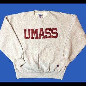 SOLD! Vintage Russell UMASS sweater/sweatshirt